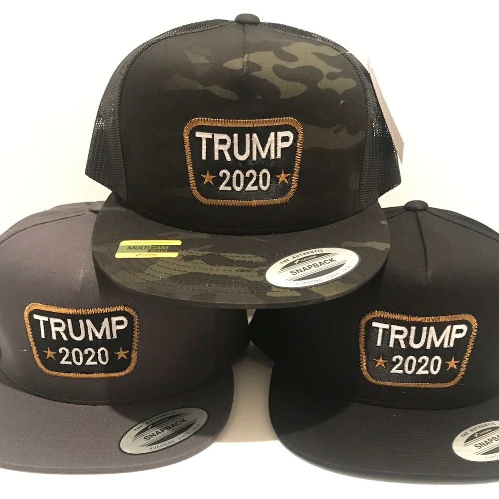 Donald Trump 2020 Flatbill Snapback Yupoong Hat